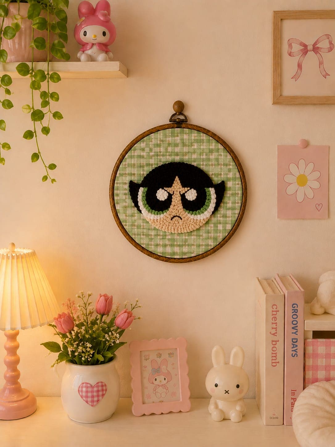 Powerpuff Girl Buttercup Duvar Süsü
